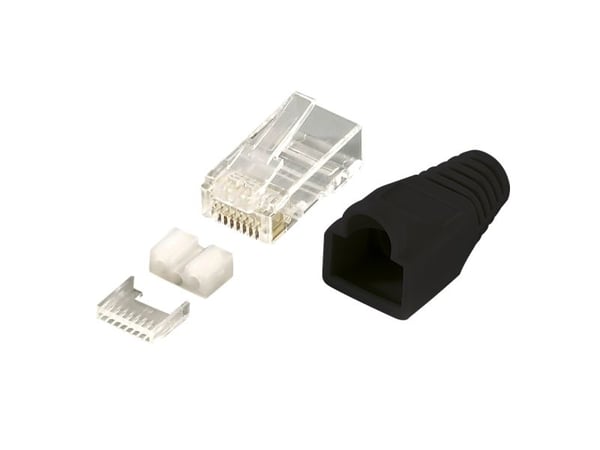 LogiLink MP0022, RJ45, Sort, Gjennomsiktig, 350 g, 100 stykker, 170 mm, 240 mm