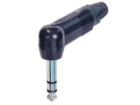 Neutrik NP3RX-BAG, 1/4" phone plug, Sort, Nickel, -20 - 65 °C, 15,4 mm, 52 mm