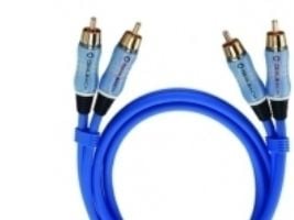 Oehlbach BEAT! Stereo-Set - Lydkabel - RCA hann til RCA hann - 1 m - blå