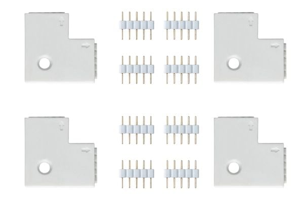 Paulmann 706.16, Kontakt, Hvit, Plast, III, 144 W, 25 mm