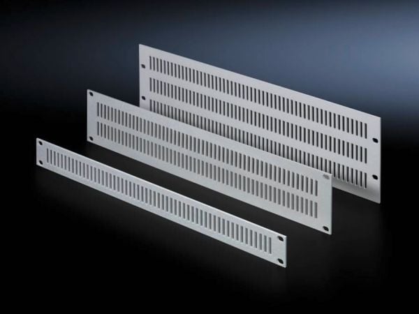 Rittal 2231000, Trimpanel, Gjuten aluminium, Grå, 3 styck