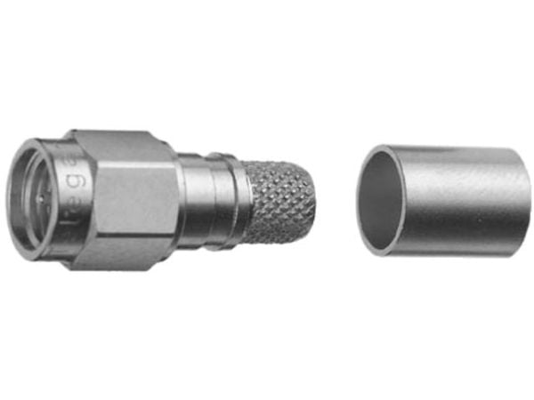 Telegärtner R-SMA Straight Plug G30 (1.5/3.8); H 155 solder/crimp