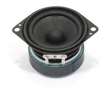 Visaton FRS 5 X, 1.0 kanaler, Koblet med ledninger (ikke trådløs), 5 W, 120 - 20000 Hz, 8 O, Sort