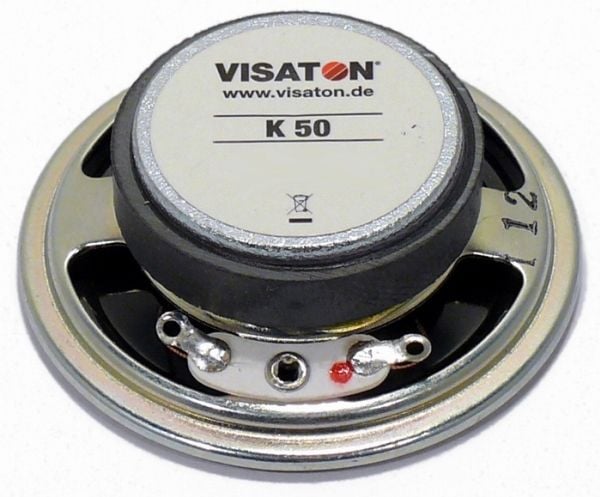 Visaton K 50, Full rekkevidde, 2 W, Oval, 3 W, 8 O, 250 - 10000 Hz