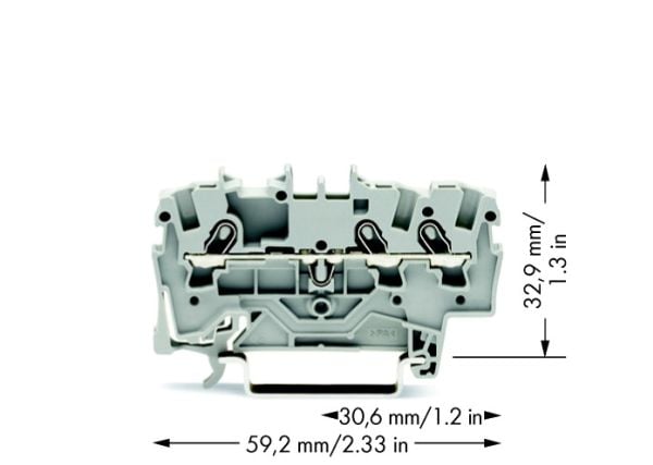 Wago 2001-1301, 4,2 mm, 59,2 mm, 32,9 mm, 800 V