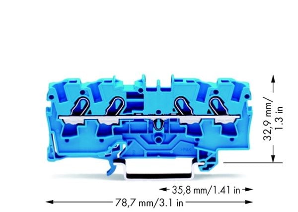 Wago 2004-1404, 6,2 mm, 78,7 mm, 32,9 mm, 800 V