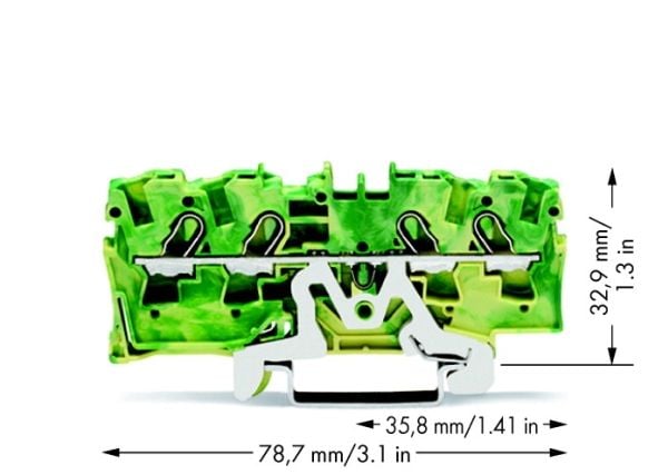 Wago 2004-1407, 6,2 mm, 78,7 mm, 32,9 mm