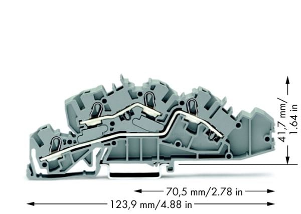 Wago 2005-7642, 6,2 mm, 124 mm, 41,7 mm, 400 V