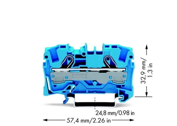 Wago 2006-1204, 7,5 mm, 57,5 mm, 32,9 mm, 800 V