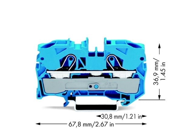 Wago 2010-1204, 10 mm, 67,8 mm, 36,9 mm, 800 V