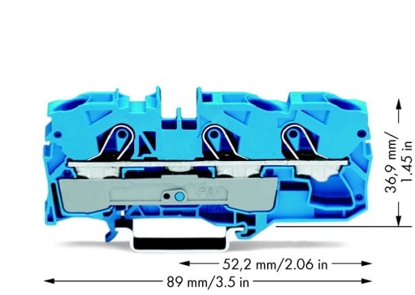 Wago 2010-1304, 10 mm, 89 mm, 36,9 mm, 800 V