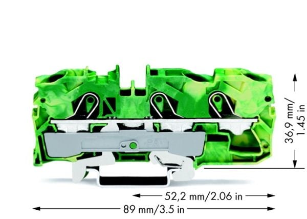 Wago 2010-1307, 10 mm, 89 mm, 36.9 mm