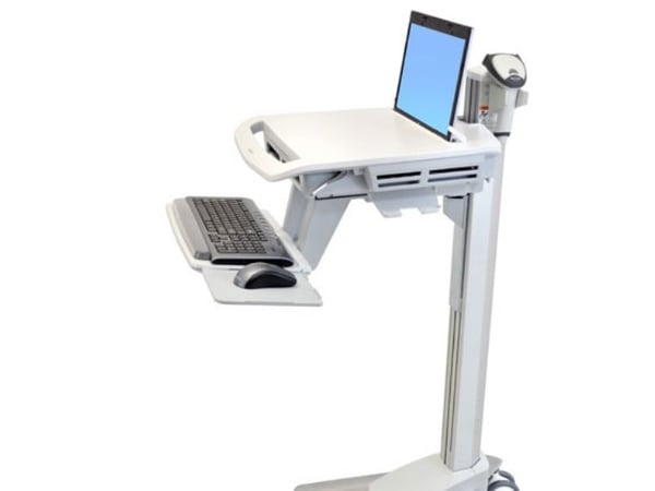 Ergotron StyleView sv40 - Vogn - Konstant kraftteknologi - for bærbar / PC-utstyr - lett arbeid - låsbar - medisinsk - aluminium, forsinket stål, k...