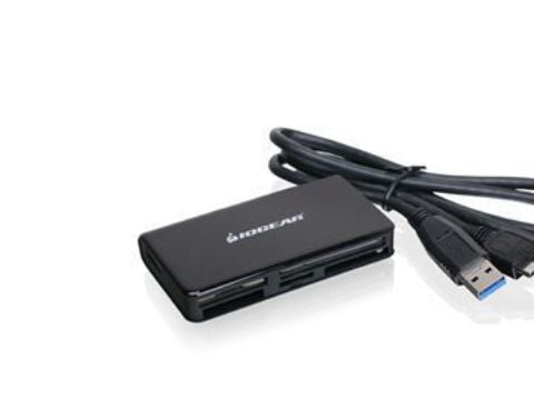 IOGEAR SuperSpeed USB 3.0 Multi-Card Reader / Writer GFR381 - Kortleser - 59-i-1 (Multiformat) - USB 3.0