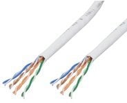 Microconnect KAB007-100, 100 m, Cat6, U/UTP (UTP), Valkoinen