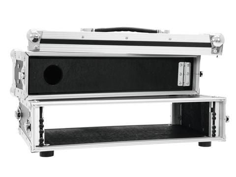 Roadinger 30126020, Hård veske, Aluminium, Sort, Sølv, Monokromatisk, 2U, OMNITRONIC VHF-450, UHF-500, UHF-204