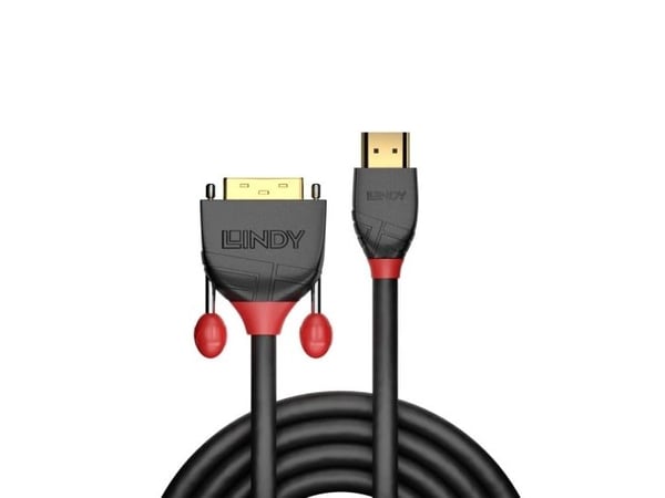 Lindy 36271, 1 m, HDMI Type A (Standard), DVI-D, Hankjønn, Hankjønn, Rett