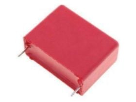 WIMA MKP1J032205F00KSSD, Fixed capacitor, Film, Overflate, AC, Rød, 220 nF