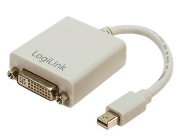 LogiLink - Displayadapter - Mini DisplayPort (hann) til DVI-I (hunn) - 9 cm