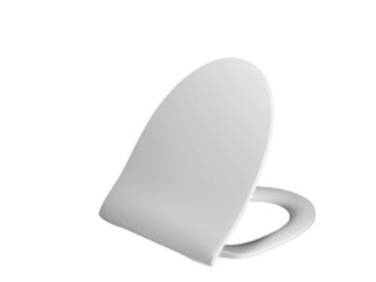Toalettsits Spira 956 med lock soft close (vit)