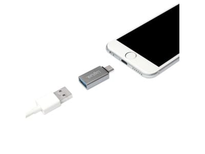 LogiLink AU0042, USB 3.1 type-C, USB 3.0, Sølv