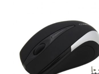 Esperanza EM101S - Mus - optisk - 3 knapper - trådløs - 2.4 GHz - USB trådløs mottaker - sølv