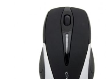 Esperanza EM101S - Mus - optisk - 3 knapper - trådløs - 2.4 GHz - USB trådløs mottaker - sølv