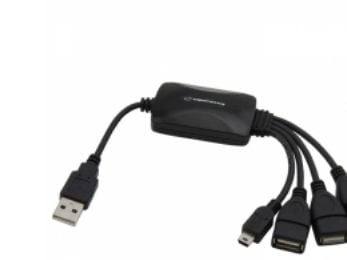 Esperanza - Keskitin - 4 x USB 2.0 - pöytätietokoneet
