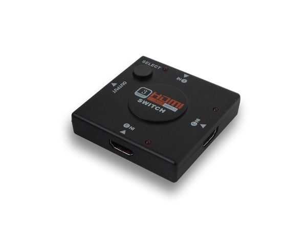 SAVIO CL-26 - Video-/ljudomkopplare - 3 x HDMI - skrivbordsmodell