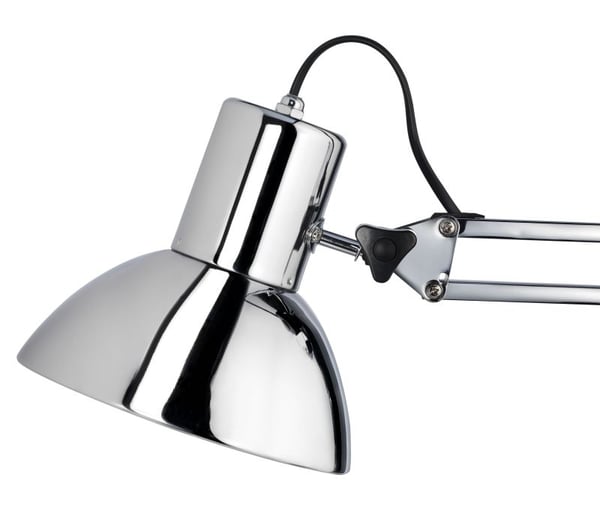 Unilux SUCCESS 80, Kromfarget, Aluminium, Stål, Kontor, E27, 1 ampuller, 10 W