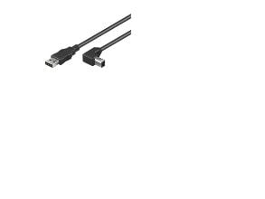 Goobay 93016, 0,5 m, USB A, USB B, USB 2.0, 0,48 Gbit/sek., Sort