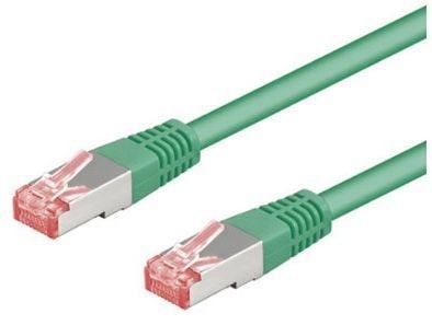 Goobay 95484, 10 m, Cat6, S/FTP (S-STP), RJ-45, RJ-45, Grønn
