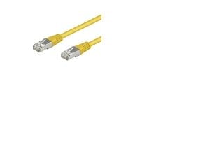 Goobay 68064, 0,5 m, Cat5e, SF/UTP (S-FTP), RJ-45, RJ-45, Gult