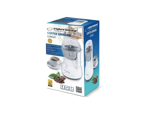 Esperanza LUNGO - Kaffekvern - 160 W - hvit