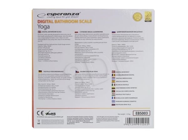 Esperanza YOGA - Badrumsvåg