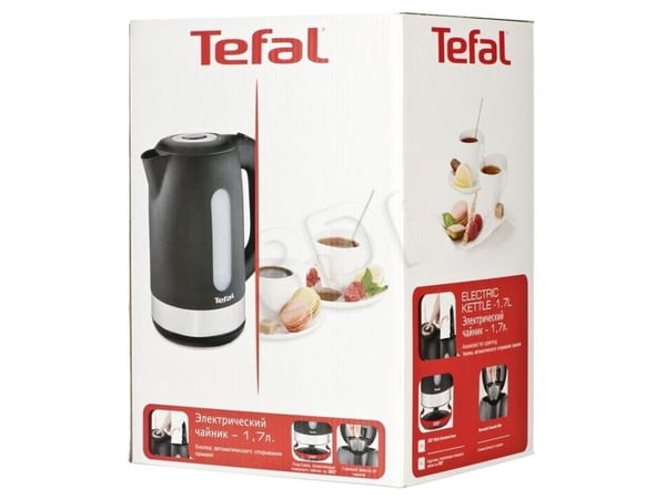 Tefal KO3308 elkedel 1,7 L 2400 W Sort