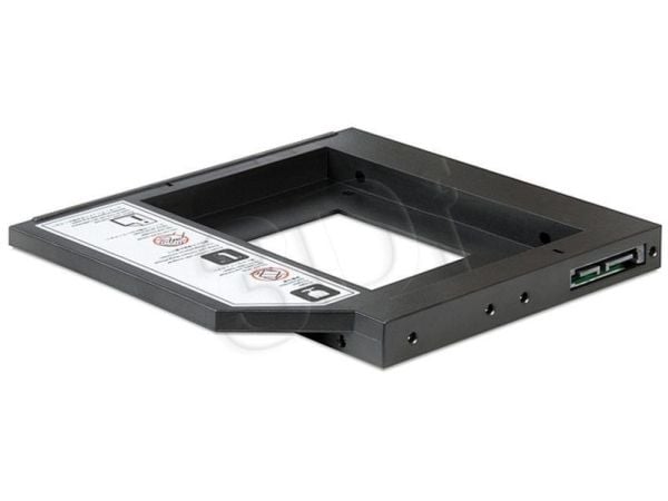 Delock - Uttagbar harddiskramme - 2.5" - fra 5,25" Slim Line til 2,5"