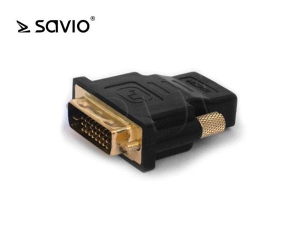 SAVIO CL-21 - Videoadapter - DVI-D han til HDMI hun