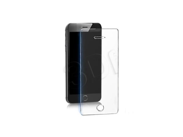 Qoltec Premium - Skjermbeskyttelse for mobiltelefon - glass - gjennomsiktig - for Huawei Y6 2017