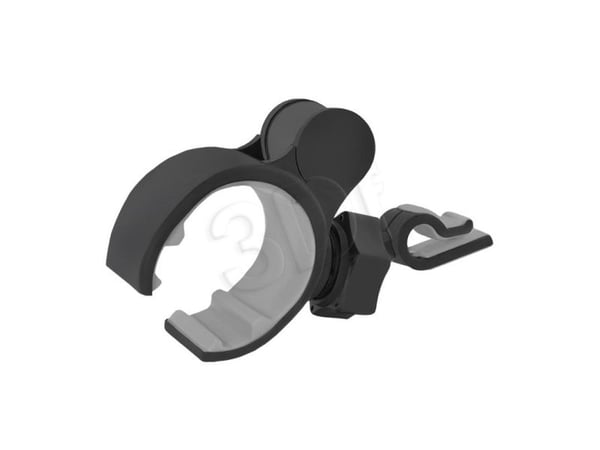 Qoltec - Bilholder for mobiltelefon - svart