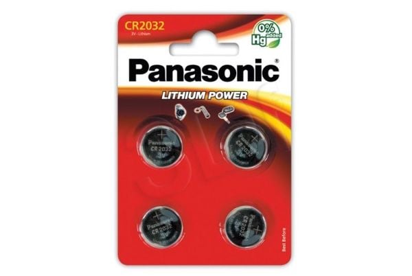 Panasonic Lithium Power CR-2032EL/4B - Batteri 4 x CR2032 - Li - 220 mAh