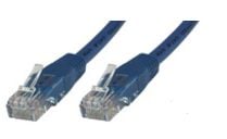 MicroConnect - Nettverkskabel - RJ-45 (hann) til RJ-45 (hann) - 20 cm - UTP - CAT 6 - med støvel, halogenfri - blå