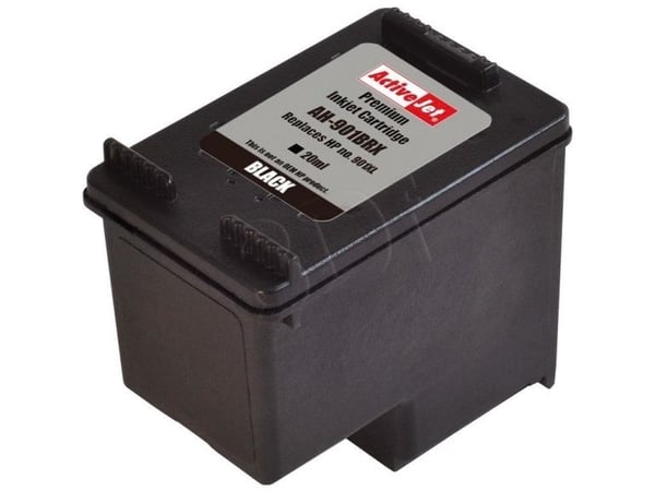Activejet AH-901BRX, Hög (XL) avkastning, Svart, Pigmentbaserat bläck, 20 ml, 1 styck, Enpack