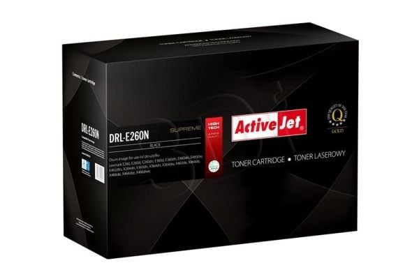 Activejet DRL-E260N, Kompatibel, Lexmark, Lexmark: E260, 360, 460., 1 stykker, 30000 sider, Laserutskrift