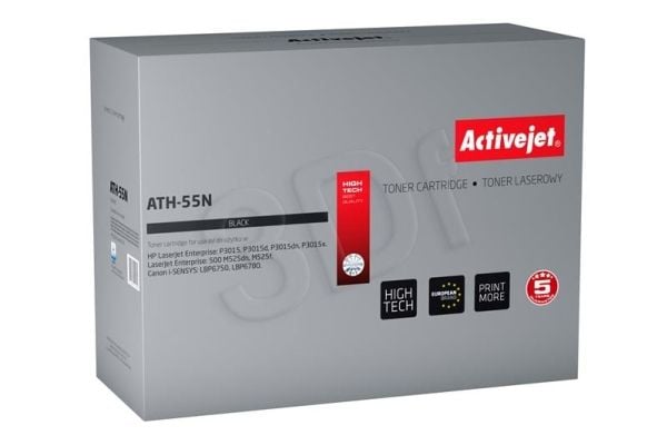 Activejet ATH-55N, 6000 sidor, Svart, 1 styck