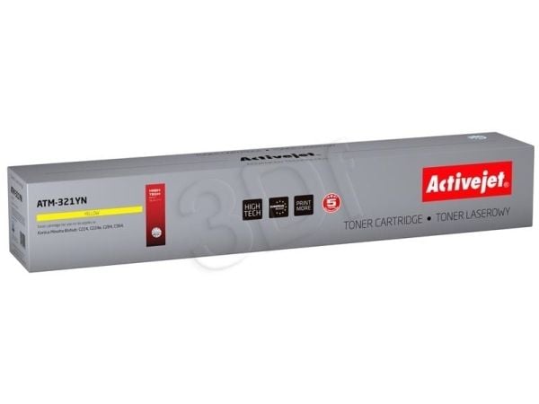 Activejet ATM-321YN, 25000 sivua, Keltainen, 1 kpl