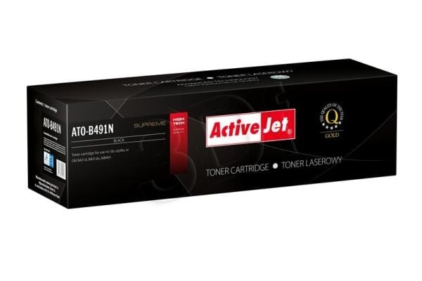 Activejet ATO-B491N (erstatning OKI 44917602; Supreme; 12000 sider; sort)