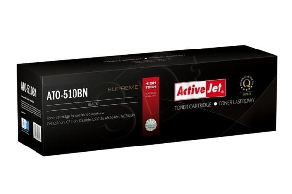 Activejet ATO-510BN (erstatning OKI 44469804; Supreme; 5000 sider; sort)