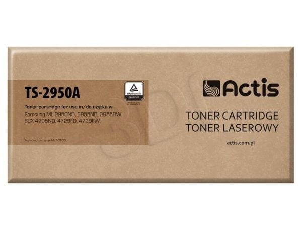 Actis TS-2950A, 2500 sivua, Musta, 1 kpl
