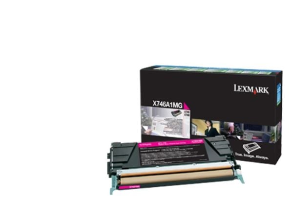 Lexmark X746A1MG, 7000 sivua, Magenta, 1 kpl
